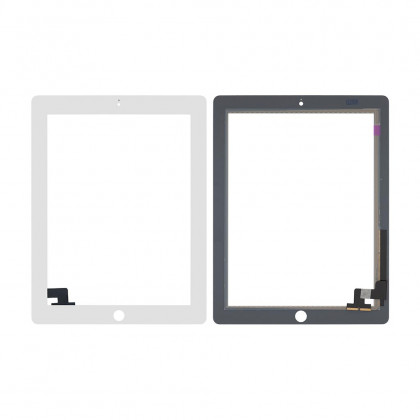 Сенсор (тачскрин) Apple iPad 2 (A1395, A1396, A1397), High Quality, White