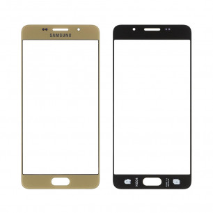 Стекло дисплея Samsung A510 Galaxy A5 (2016), Gold