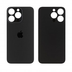 Задняя крышка Apple iPhone 13 Pro, большой вырез под камеру, High Quality, Black