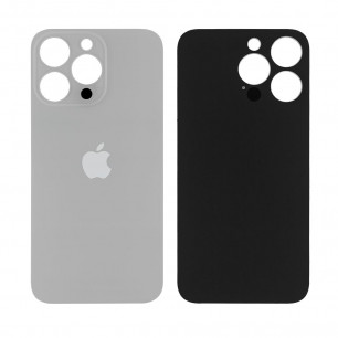 Задняя крышка Apple iPhone 13 Pro, большой вырез под камеру, High Copy, Silver