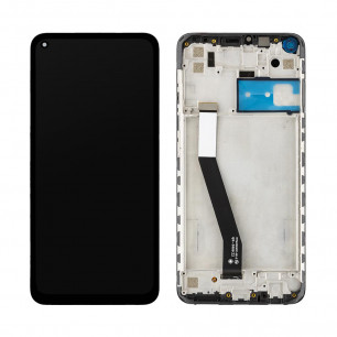 Дисплей Xiaomi Redmi Note 9, Redmi 10X 4G, с тачскрином, с рамкой, Original PRC, Black