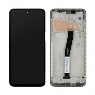 Дисплей Xiaomi Redmi Note 9 Pro, Redmi Note 9S, с тачскрином, с рамкой, Original, Black