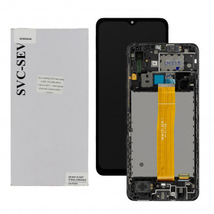 Дисплей Samsung A022 Galaxy A02, GH81-20181A, с тачскрином, с рамкой, Service Pack Original