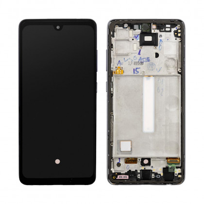 Дисплей Samsung A525 Galaxy A52, A526 Galaxy A52 5G, с тачскрином, с рамкой, OLED (Small LCD), Black, фото № 1 - ukr-mobil.com