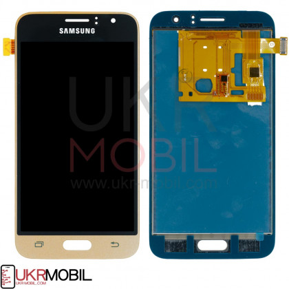 Дисплей Samsung J120 Galaxy J1 2016, с тачскрином, TFT (с регулируемой подсветкой), Gold - ukr-mobil.com