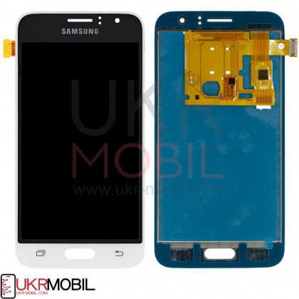 Дисплей Samsung J120 Galaxy J1 2016, с тачскрином, TFT (с регулируемой подсветкой), White - ukr-mobil.com
