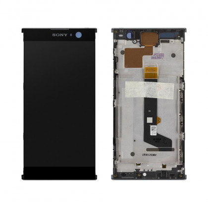Дисплей Sony H3113 Xperia XA2, H3123 Xperia XA2, H3133 Xperia XA2, H4113 Xperia XA2, H4133 Xperia XA2, с тачскрином, с рамкой, Black, фото № 1 - ukr-mobil.com