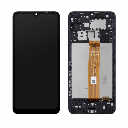 Дисплей Samsung A125 Galaxy A12 (rev. A125F v0.1), с тачскрином, с рамкой, Original PRC, фото № 1 - ukr-mobil.com