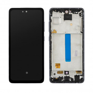 Дисплей Samsung A525 Galaxy A52, A526 Galaxy A52 5G, с тачскрином, с рамкой, OLED, Black