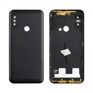 Задняя крышка Xiaomi Mi A2 Lite, Redmi 6 Pro, со стеклом камеры, Original, Black