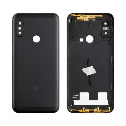 Задняя крышка Xiaomi Mi A2 Lite, Redmi 6 Pro, со стеклом камеры, Original, Black, фото № 1 - ukr-mobil.com