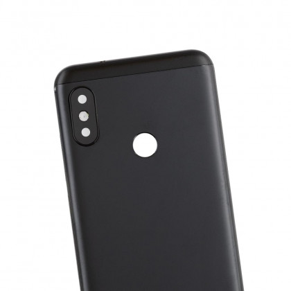 Задняя крышка Xiaomi Mi A2 Lite, Redmi 6 Pro, со стеклом камеры, Original, Black, фото № 4 - ukr-mobil.com
