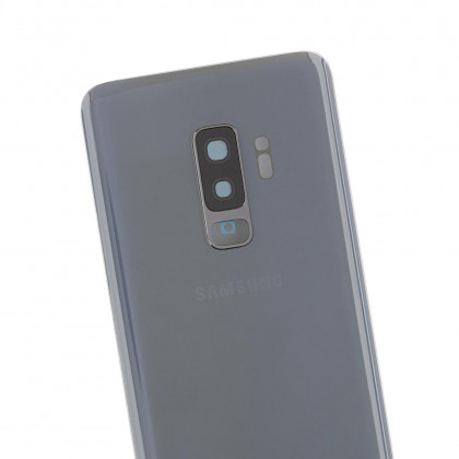 Задняя крышка Samsung G965 Galaxy S9 Plus, со стеклом камеры, Titanium Gray, фото № 2 - ukr-mobil.com