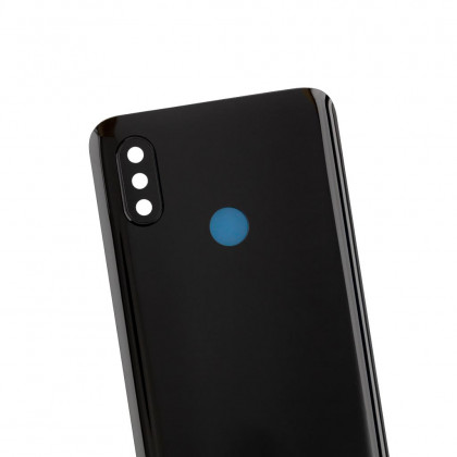 Задняя крышка Xiaomi Mi 8, со стеклом камеры, Black, фото № 2 - ukr-mobil.com