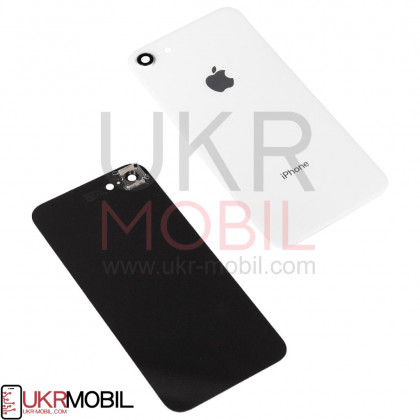 Задняя крышка Apple iPhone 8, с стеклом камеры, White - ukr-mobil.com