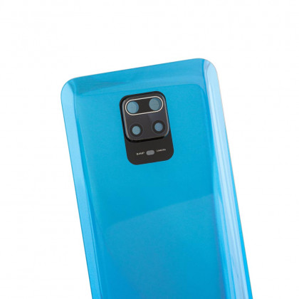 Задняя крышка Xiaomi Redmi Note 9 Pro, Redmi Note 9S, со стеклом камеры, Blue, фото № 3 - ukr-mobil.com