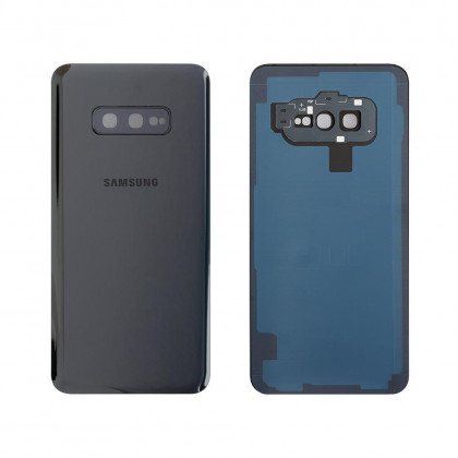 Задняя крышка Samsung G970 Galaxy S10e, со стеклом камеры, High Quality, Black, фото № 1 - ukr-mobil.com