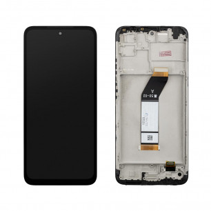 Дисплей Xiaomi Redmi 10, с тачскрином, с рамкой, Original PRC, Black