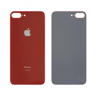 Задняя крышка Apple iPhone 8 Plus, большой вырез под камеру, Red