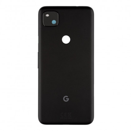 Задняя крышка Google Pixel 4A, со стеклом камеры, Original, Black, фото № 2 - ukr-mobil.com