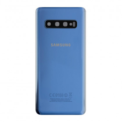 Задняя крышка Samsung G973 Galaxy S10, со стеклом камеры, High Quality, Blue, фото № 3 - ukr-mobil.com