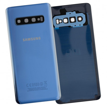 Задняя крышка Samsung G973 Galaxy S10, со стеклом камеры, High Quality, Blue, фото № 2 - ukr-mobil.com