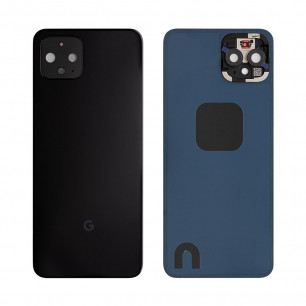 Задняя крышка Google Pixel 4, со стеклом камеры, Original, Black