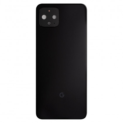 Задняя крышка Google Pixel 4, со стеклом камеры, Original, Black, фото № 4 - ukr-mobil.com