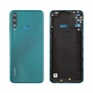 Задняя крышка Huawei Y6P 2020 (MED-LX9, MOA-LX9N), со стеклом камеры, Original PRC, Emerald Green