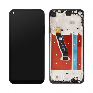 Дисплей Huawei P40 Lite E (ART-L28, ART-L29, ART-L29N), Y7p, с тачскрином, с рамкой, Original, Black