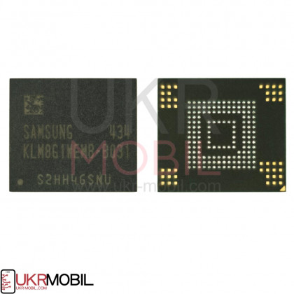 Микросхема памяти Samsung KLM8G1WEMB-B031, 8GB, для телефонов LG G3s D724, Samsung G7102 Galaxy Grand 2 Duos, для планшетов Samsung T2100 Galaxy Tab - ukr-mobil.com