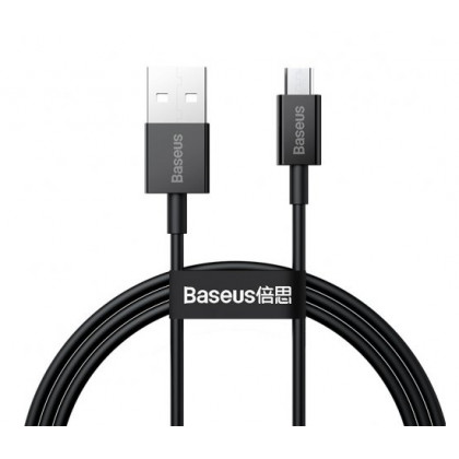 Кабель Baseus Superior Series Fast Charging Data Cable (CAMYS-01), USB to Micro USB, 2A, 1m, Black, фото № 1 - ukr-mobil.com