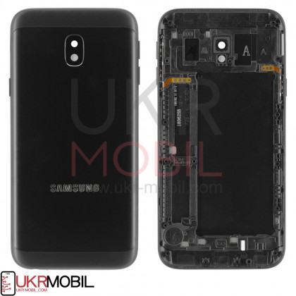 Задняя крышка Samsung J330 Galaxy J3 2017, Black - ukr-mobil.com