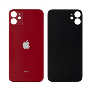 Задняя крышка Apple iPhone 11, большой вырез под камеру, Original PRC, Red