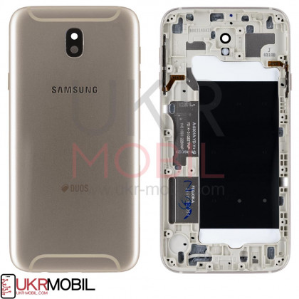 Задняя крышка Samsung J730 Galaxy J7 2017, Gold - ukr-mobil.com