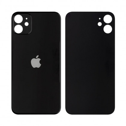 Задняя крышка Apple iPhone 11, большой вырез под камеру, Original PRC, Black, фото № 1 - ukr-mobil.com
