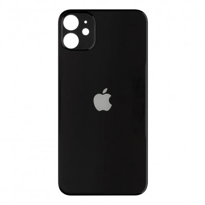 Задняя крышка Apple iPhone 11, большой вырез под камеру, Original PRC, Black, фото № 5 - ukr-mobil.com