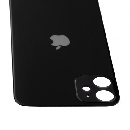 Задняя крышка Apple iPhone 11, большой вырез под камеру, Original PRC, Black, фото № 3 - ukr-mobil.com