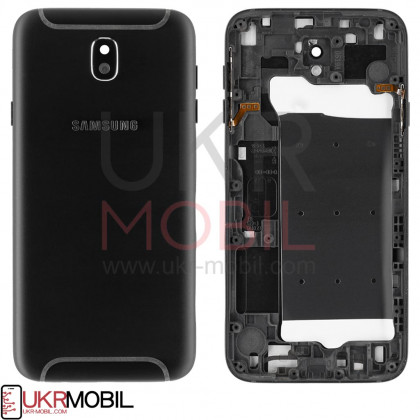 Задняя крышка Samsung J730 Galaxy J7 2017, Black - ukr-mobil.com