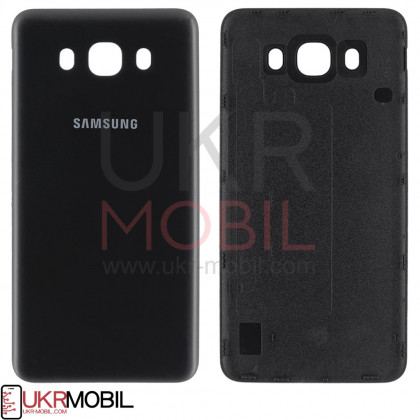 Задняя крышка Samsung J710 Galaxy J7 2016, High Quality, Black - ukr-mobil.com