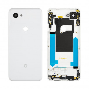Задняя крышка Google Pixel 3A, со стеклом камеры, Original, White