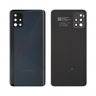 Задняя крышка Samsung A515 Galaxy A51, со стеклом камеры, Original PRC, Black