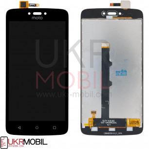 Дисплей Motorola XT1750 Moto C, с тачскрином, Black