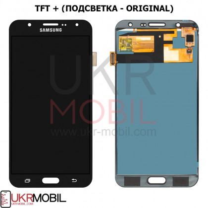 Дисплей Samsung J700 Galaxy J7, с тачскрином, TFT (с регулируемой подсветкой), Black, фото № 2 - ukr-mobil.com