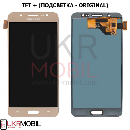 Дисплей Samsung J510 Galaxy J5 2016, с тачскрином, TFT (с регулируемой подсветкой), Gold, фото № 2 - ukr-mobil.com