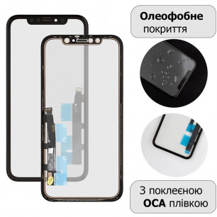 Стекло дисплея Apple iPhone XR, с тачскрином, с рамкой, с пленкой OCA, Original