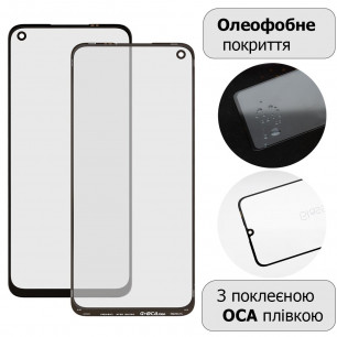 Стекло дисплея Oppo A52, A72, A92, Realme 6, с OCA пленкой, Original