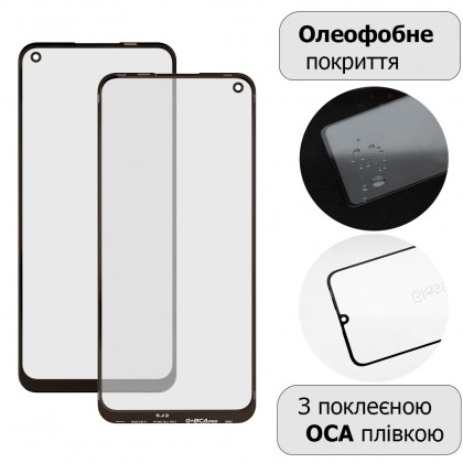 Стекло дисплея Oppo A32 2020, A53, A53s; Realme 7, Realme C17; OnePlus Nord N100, с OCA пленкой, Original, фото № 1 - ukr-mobil.com