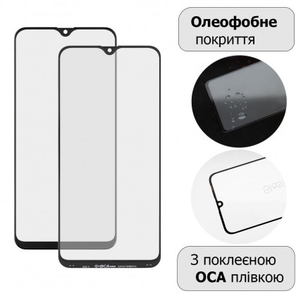 Стекло дисплея Samsung A205 Galaxy A20 2019, A307 Galaxy A30s, с OCA пленкой, Original, Black, фото № 1 - ukr-mobil.com
