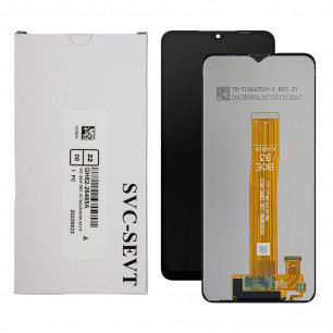 Дисплей Samsung A127 Galaxy A12, GH82-26485A, с тачскрином, Service Pack Original, Black